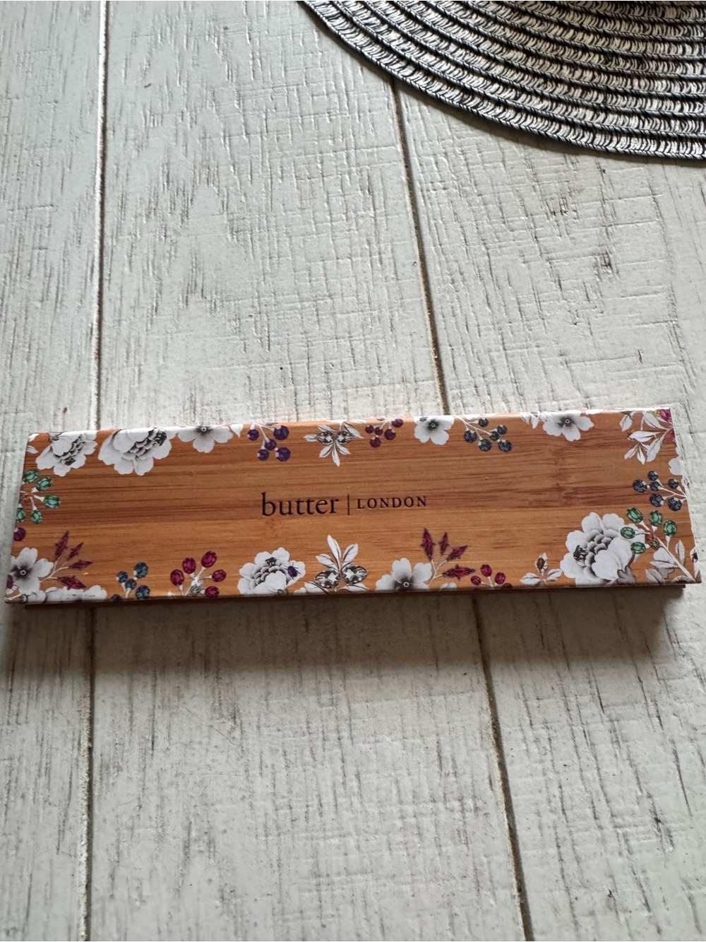 butter LONDON Floral Bamboo Eyeshadow Palette Box